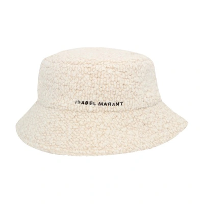 Shop Isabel Marant Denjih Bucket Hat In Ecru