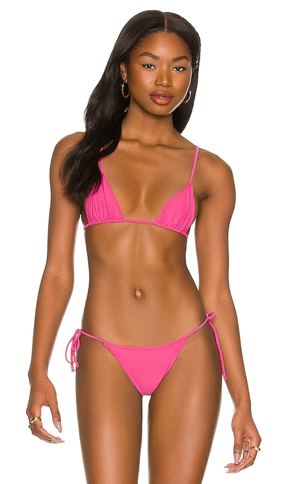 Shop Tropic Of C Equator Bikini Top In Azalea