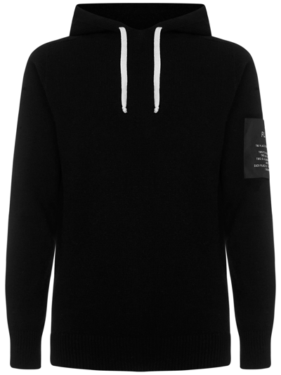 Shop Low Brand Sweaters In Jet Black