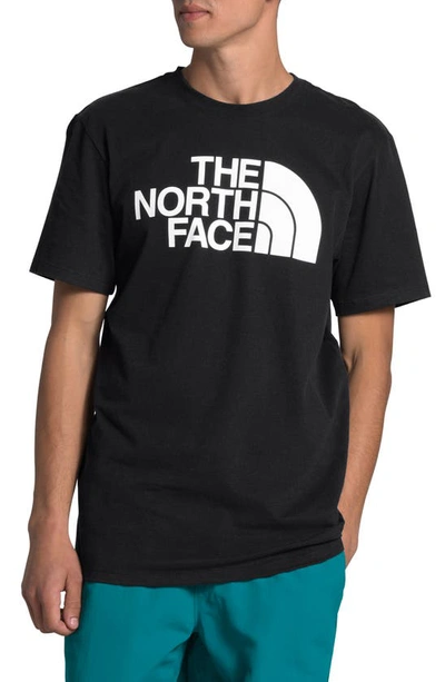 Shop The North Face Half Dome Logo Graphic Tee In Tnf Black
