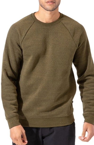 Shop Threads 4 Thought Raglan Sweatshirt In Heather Fortress