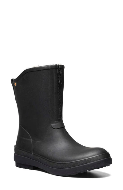 Shop Bogs Amanda Ii Zip-up Waterproof Boot In Black