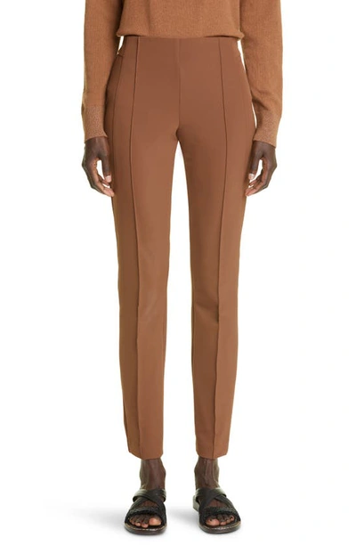 Shop Lafayette 148 Gramercy Acclaimed Stretch Pants In Toffee