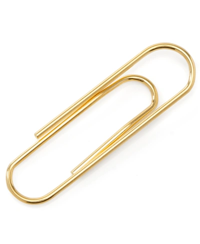 Shop Cufflinks, Inc Ox And Bull Trading Co. Stainless Steel Paper Clip Money Clip In Gold-tone