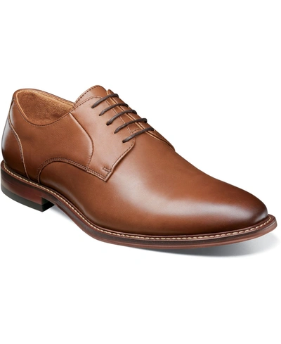Shop Stacy Adams Men's Marlton Plain Toe Oxford Shoes In Chocolate