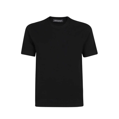 Shop Neil Barrett Tecno Knit T-shirt/black