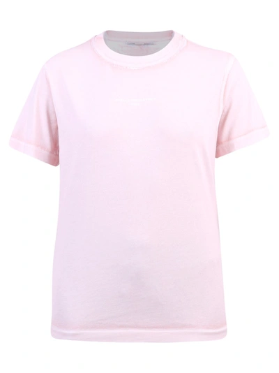 Shop Stella Mccartney Cotton T-shirt In Pink