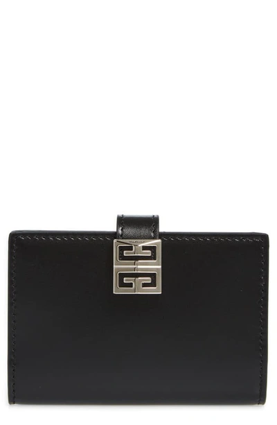 Shop Givenchy 4g Box Leather Card Holder In Black