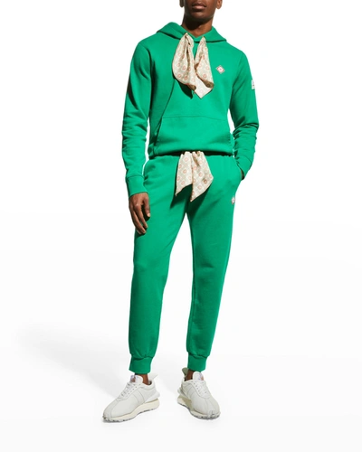 Shop Casablanca Men's Scarf-tie Sweatpants In Green