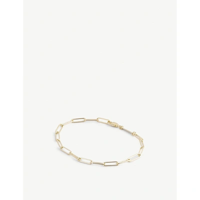 Shop Tom Wood Box-chain 9ct Yellow Gold-plated Sterling-silver Bracelet
