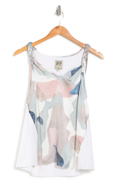 Shop Go By Go Silk Get Twisted Printed Tank In Matisse Cutouts