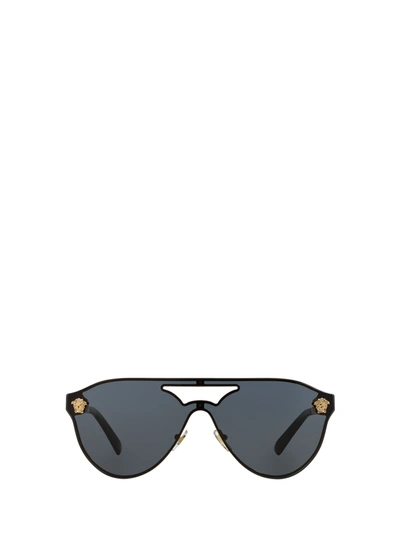 Shop Versace Ve2161 Gold Female Sunglasses