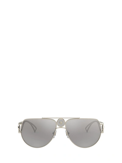 Shop Versace Ve2225 Gunmetal Male Sunglasses