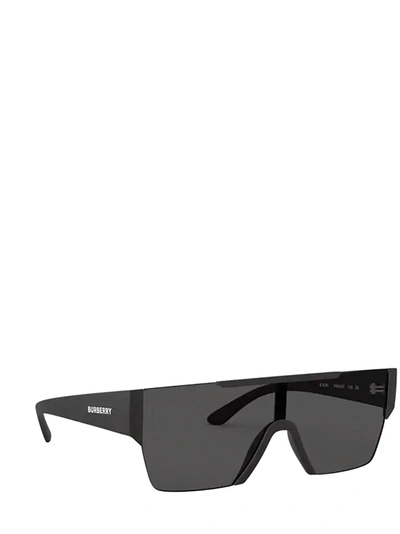 Shop Burberry Be4291 Matte Black Male Sunglasses