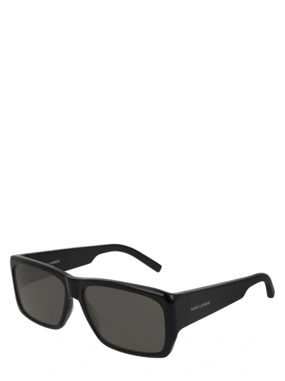 Shop Saint Laurent Unisex  Sl 366 Black Unisex Sunglasses