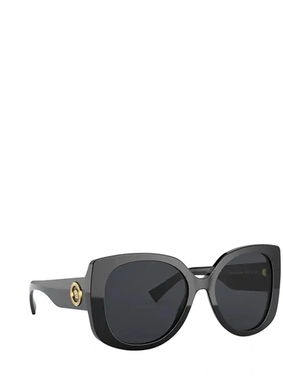 Shop Versace Ve4387 Black Female Sunglasses