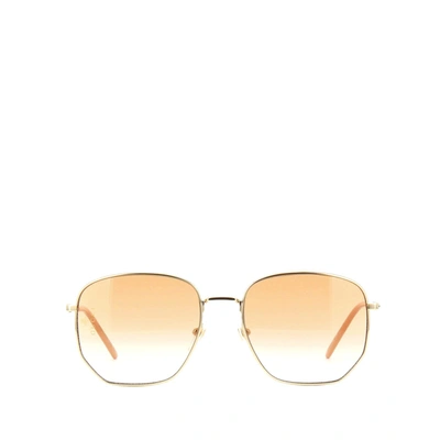 Shop Gucci Gg0396s Gold Female Sunglasses