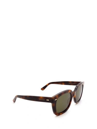 Shop Gucci Gg0912s Havana Male Sunglasses