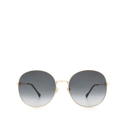 Shop Gucci Gg0881sa Gold Female Sunglasses