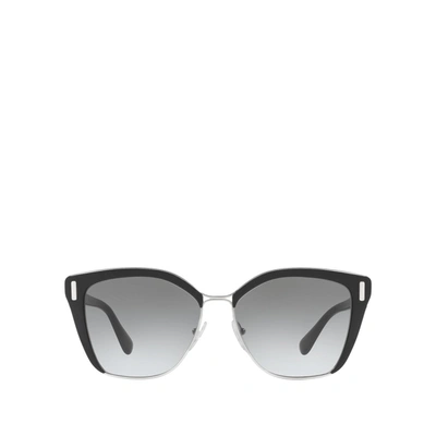 Shop Prada Pr 56ts Black / Silver Female Sunglasses