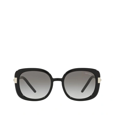 Shop Prada Pr 04ws Black Female Sun In .