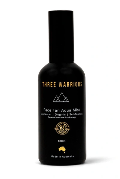 Shop Three Warriors Face Tan Aqua Mist (natural Face Tan Water)