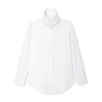 Shop G. Label Jeffrey Utility Shirt In White