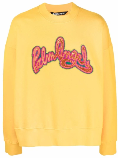 Shop Palm Angels Sweaters Yellow