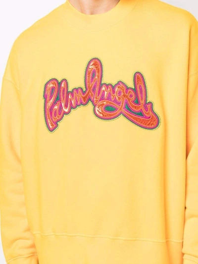 Shop Palm Angels Sweaters Yellow