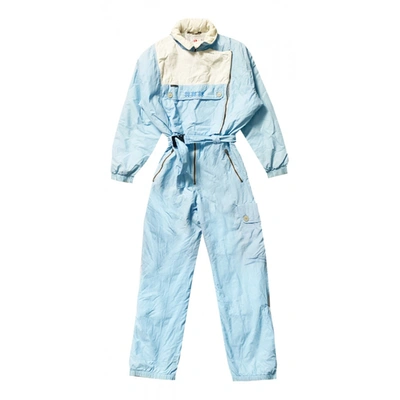 Pre-owned K-way Jumpsuit In Blue | ModeSens