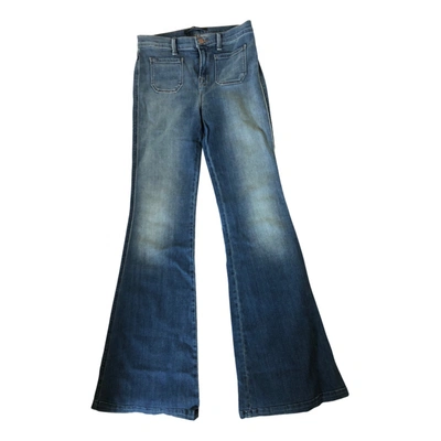 Pre-owned J Brand Bootcut Jeans In Blue