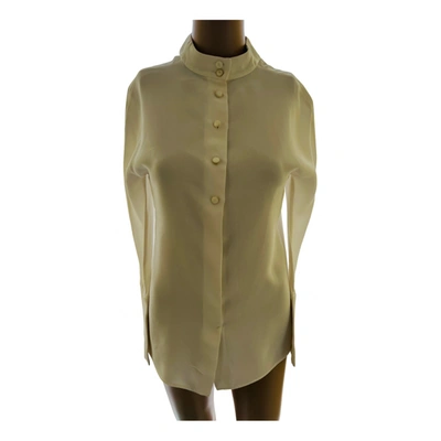 Pre-owned Maiyet Silk Shirt In Beige