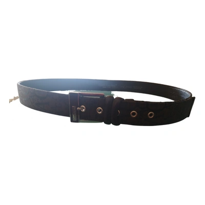 Pre-owned Alberto Guardiani Leather Belt In Brown