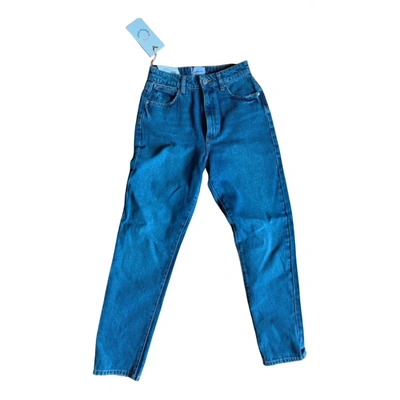 Pre-owned Abrand Straight Jeans In Blue