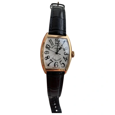 Pre-owned Franck Muller Pink Gold Watch