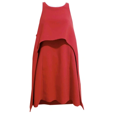 Pre-owned Kaufmanfranco Mini Dress In Red