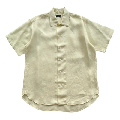 Pre-owned Margaret Howell Linen Shirt In Yellow