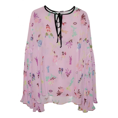 Pre-owned Romance Was Born Blouse In Pink