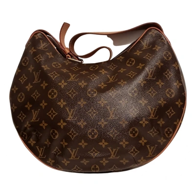 Croissant leather handbag Louis Vuitton Brown in Leather - 32770300