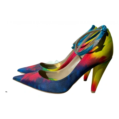 Pre-owned Alexandre Vauthier Cloth Heels In Multicolour
