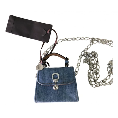 Pre-owned Ermanno Scervino Mini Bag In Blue