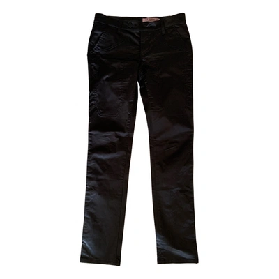 Pre-owned Jeckerson Straight Jeans In Black