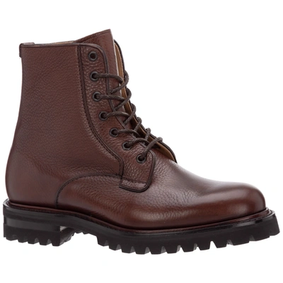 Shop Church's Men's Leather Combat Boots  Coalport 2 In Brown