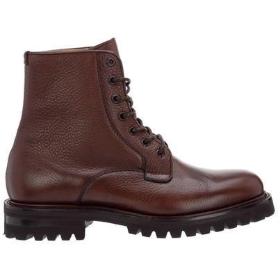 Shop Church's Men's Leather Combat Boots  Coalport 2 In Brown