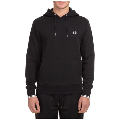 Fred Perry Men's Hoodie Sweatshirt Sweat In Black | ModeSens