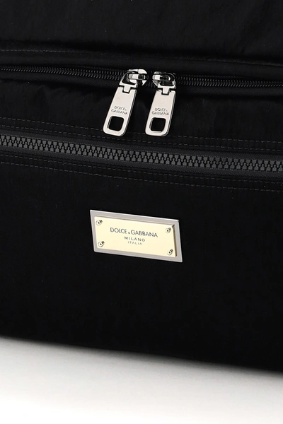 Shop Dolce & Gabbana Nylon Samboil Bag In Black
