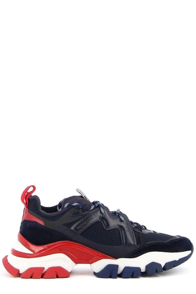 Shop Moncler Leave No Trace Sneakers In Navy