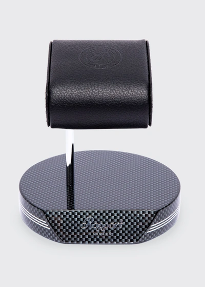 Shop Rapport Single Watch Stand In Carbon Fibre
