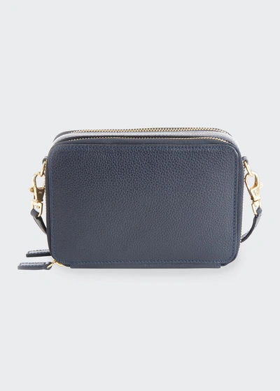 Shop Royce New York Crossbody Camera Bag, Personalized In Navy Blue