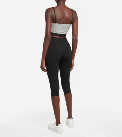 Shop Tom Ford High-rise Cropped Leggings In Black